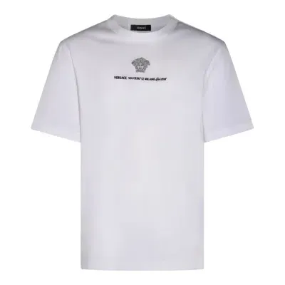 Versace Medusa Cotton T-shirt In White