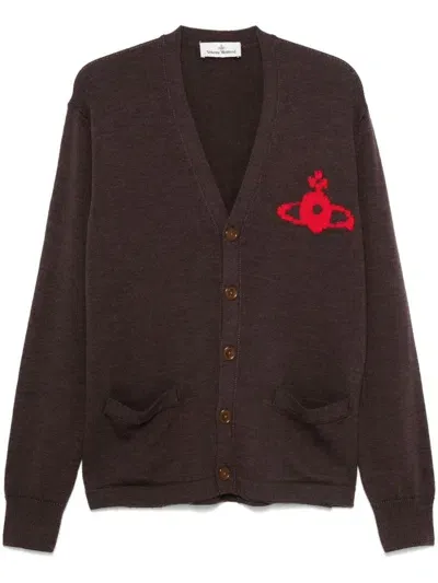 Vivienne Westwood Alex Cardigan In Braun