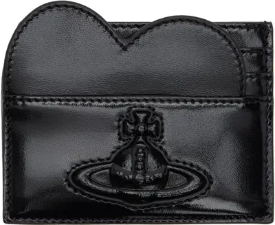 Vivienne Westwood Black Heart Card Holder