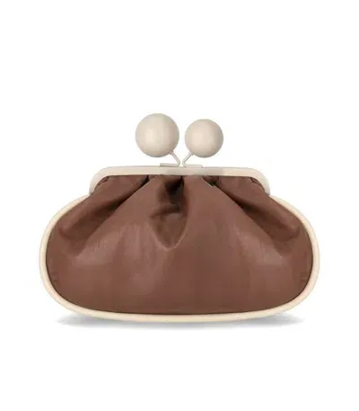 Weekend Max Mara Medium Pasticcino Bag In Brown