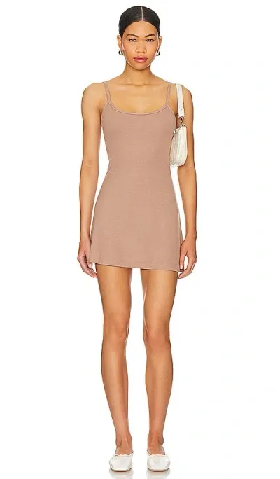 Wellbeing + Beingwell Layla Dress In Fresco Brown