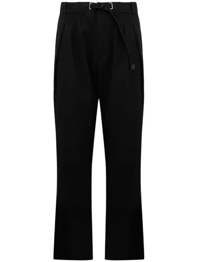 White Sand Trousers In Black