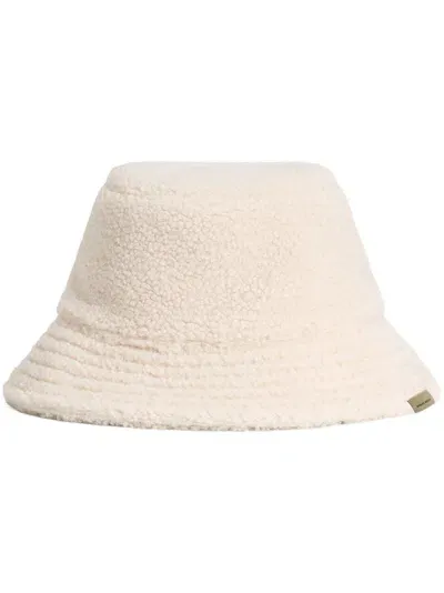 Woolrich Textured-finish Bucket Hat In White