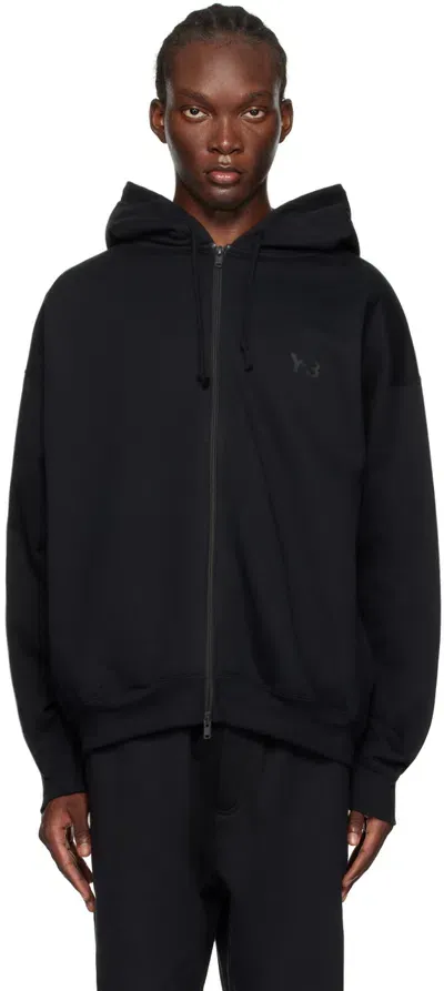 Y-3 Black Zip Hoodie