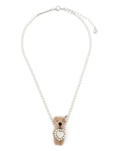 Yvmin Paradise Necklace In 白色