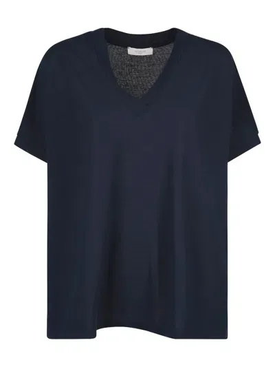 Zanone Kimono T-shirt In Blue