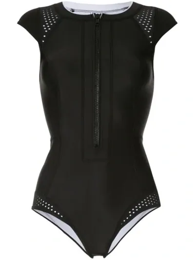 Duskii Activo Surf Bodysuit In Black