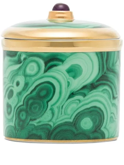 L'objet Malachite Single Wick Candle In Green