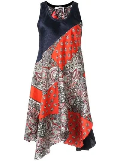 Chloé Paisley Print Tank Dress In Multicolour