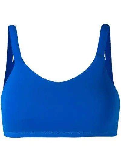 Perfect Moment Cutout Sports Bra In Blue