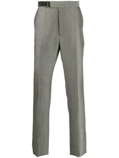 Maison Margiela Adjustable Waist Trousers In Grey