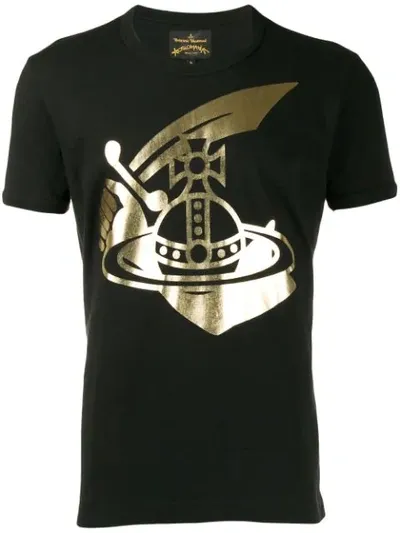 Vivienne Westwood Anglomania Arm & Cutlass Crew-neck T-shirt In Black