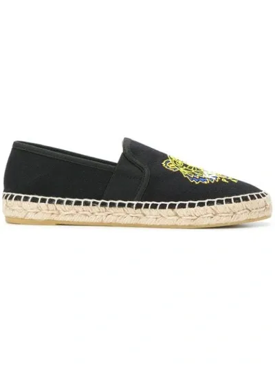 Kenzo Tiger Espadrilles In Black