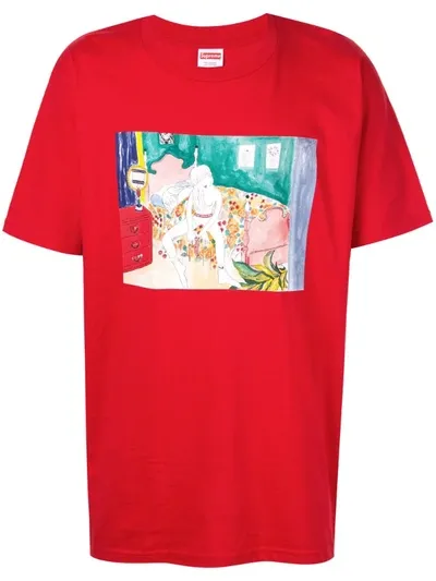 Supreme Bedroom Tee In Red