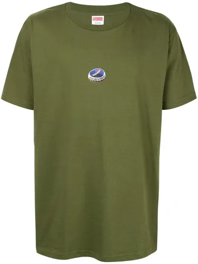 Supreme Bottle Cap T-shirt In Green