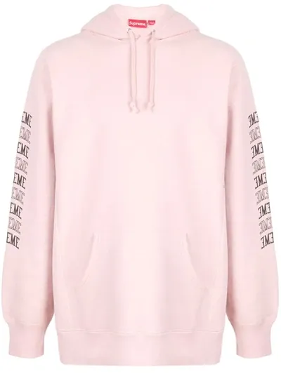 Supreme Arc Logo Hoodie In Pink