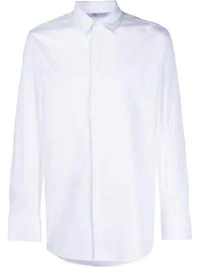 Neil Barrett Long-sleeve Fitted Shirt In White