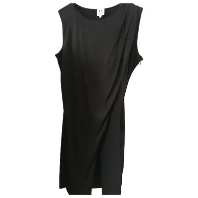 Pre-owned Halston Heritage Mini Dress In Black