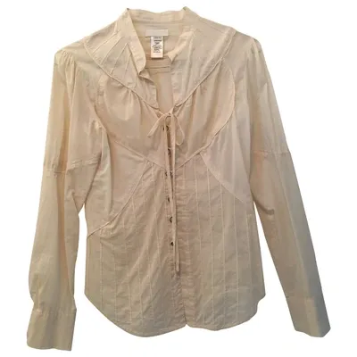 Pre-owned Diesel White Cotton Top