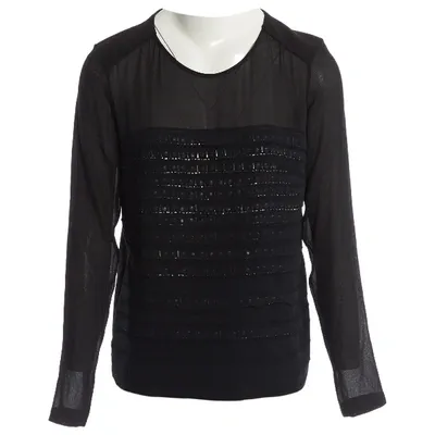 Pre-owned Barbara Bui Black Polyester Top