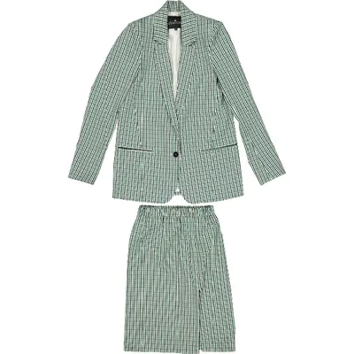 Pre-owned Designers Remix Suit Jacket In Green