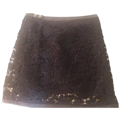 Pre-owned Barbara Bui Mini Skirt In Black