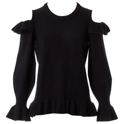 Pre-owned Designers Remix Wool Jumper In Black