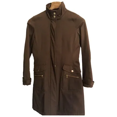 Pre-owned Fay Trench Coat In Brown