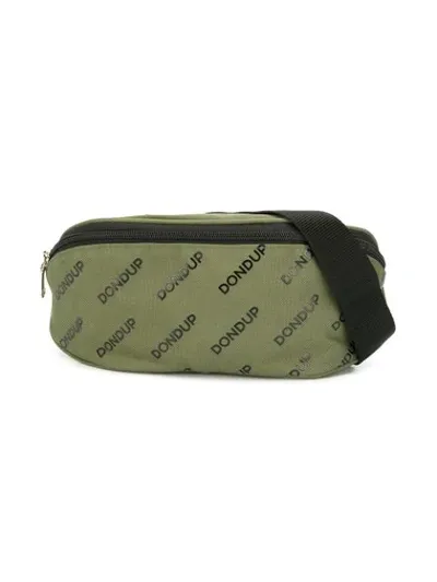 Dondup Kids' Branded Belt Bag In Green