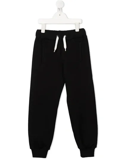 Fendi Kids' Little Boy's & Boy's Drawstring Joggers In Nero