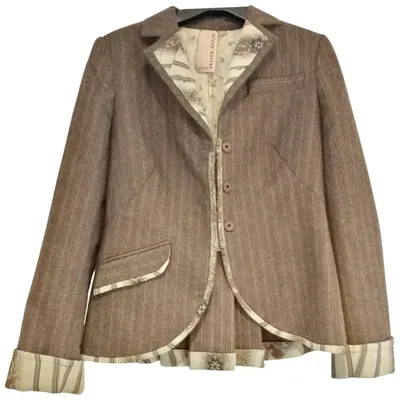 Pre-owned Antonio Marras Wool Blazer In Brown