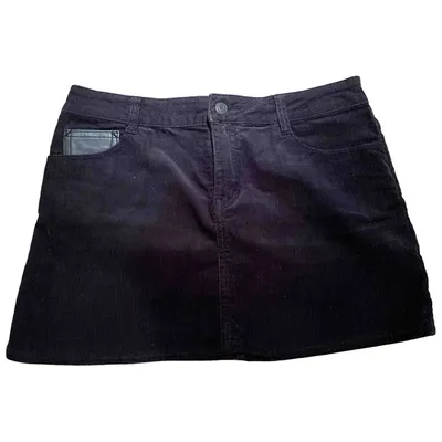 Pre-owned Zadig & Voltaire Mini Skirt In Black