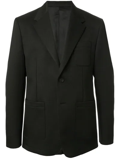 Wooyoungmi Two-button Fitted Blazer In Black