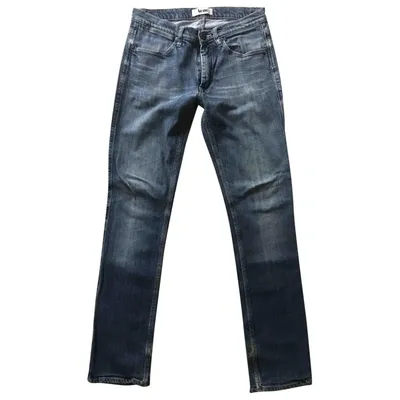 Pre-owned Acne Studios Slim Jean In Blue