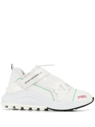 F_wd Platform Sneakers In White