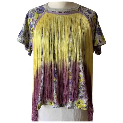 Pre-owned Giamba Multicolour Cotton Top