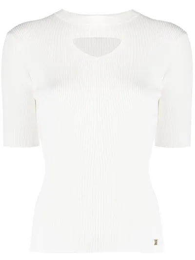 Temperley London Primrose Cut-out Detail Top In White