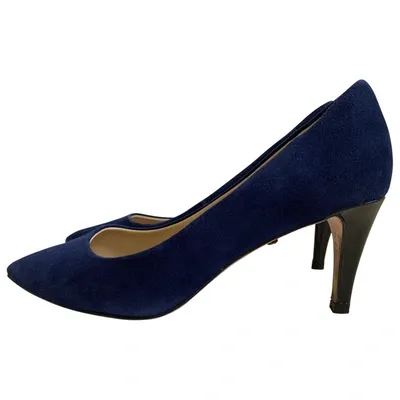 Pre-owned Diane Von Furstenberg Heels In Blue