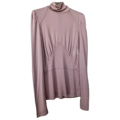 Pre-owned Viktor & Rolf Silk Blouse In Pink