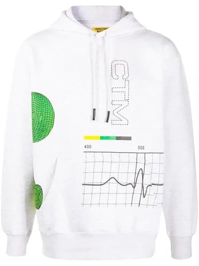 Chinatown Market Graph Print Hoodie In Grey