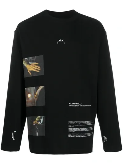 A-cold-wall* Glass Blower Long-sleeved T-shirt In Black