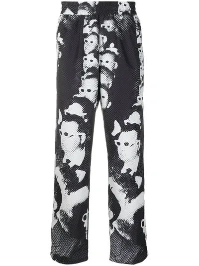 Chinatown Market Graphic Print Trousers In Black