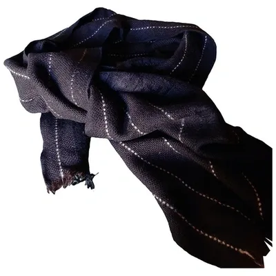 Pre-owned Fendi Wool Scarf In Black