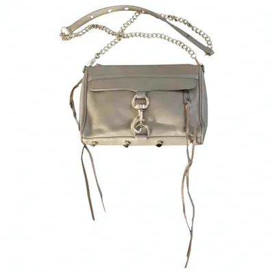 Pre-owned Rebecca Minkoff Leather Clutch Bag In Beige