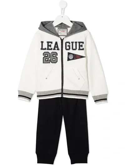 Lapin House Kids' Two-piece Tracksuit Set In White