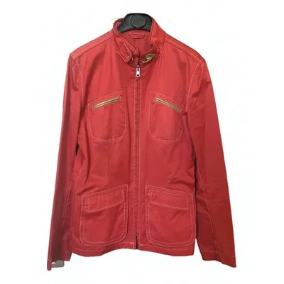 Pre-owned Fay Short Vest In Red