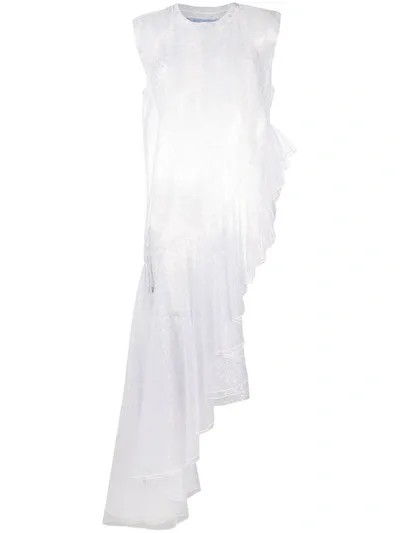 Viktor & Rolf Slice Me Nice Ii Lace Dress In White