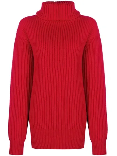 Junya Watanabe Turtle Neck Jumper In Red