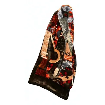 Pre-owned Kenzo Scarf In Orange