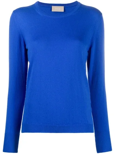 Drumohr Crew Neck Sweater In Blue